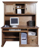 Forest Designs Mission Computer Desk + Hutch (60"W x 72"h x 24"D)