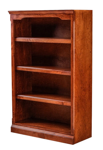 Forest Designs Traditional Alder Bookcase: 30W x 13D x Height of Choice