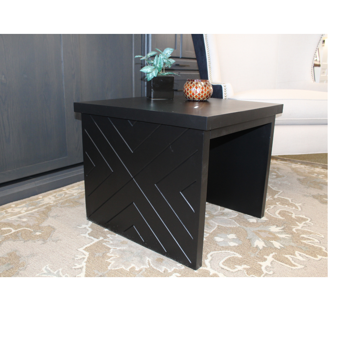 Forest Designs Chevron End Table