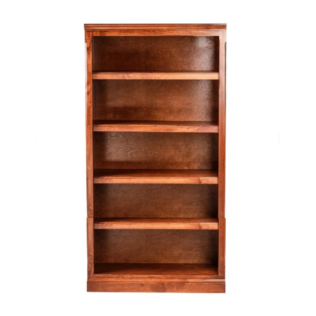 Forest Designs Traditional Bookcase: 36W x 13D x Height of Choice