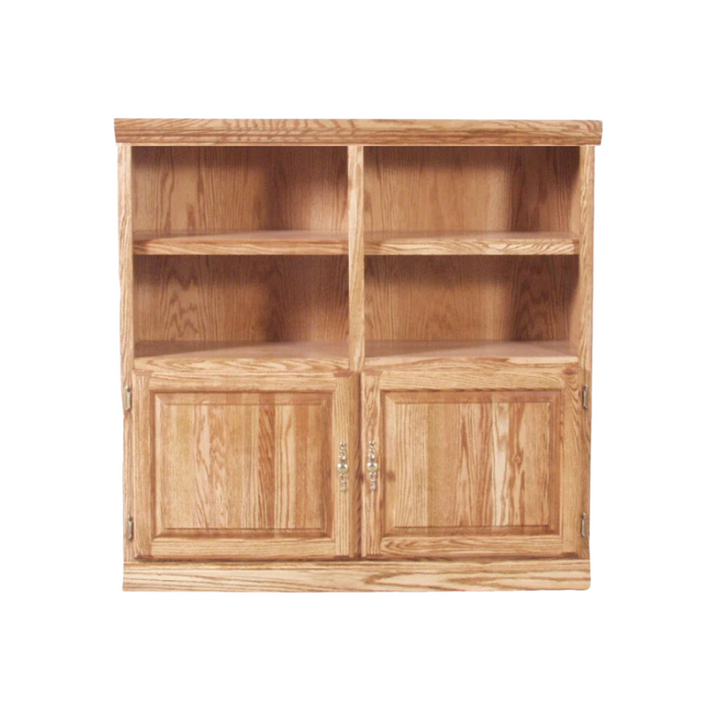 Traditional Bookcase w/Lower Doors (48W x 13D x Height of Choice)