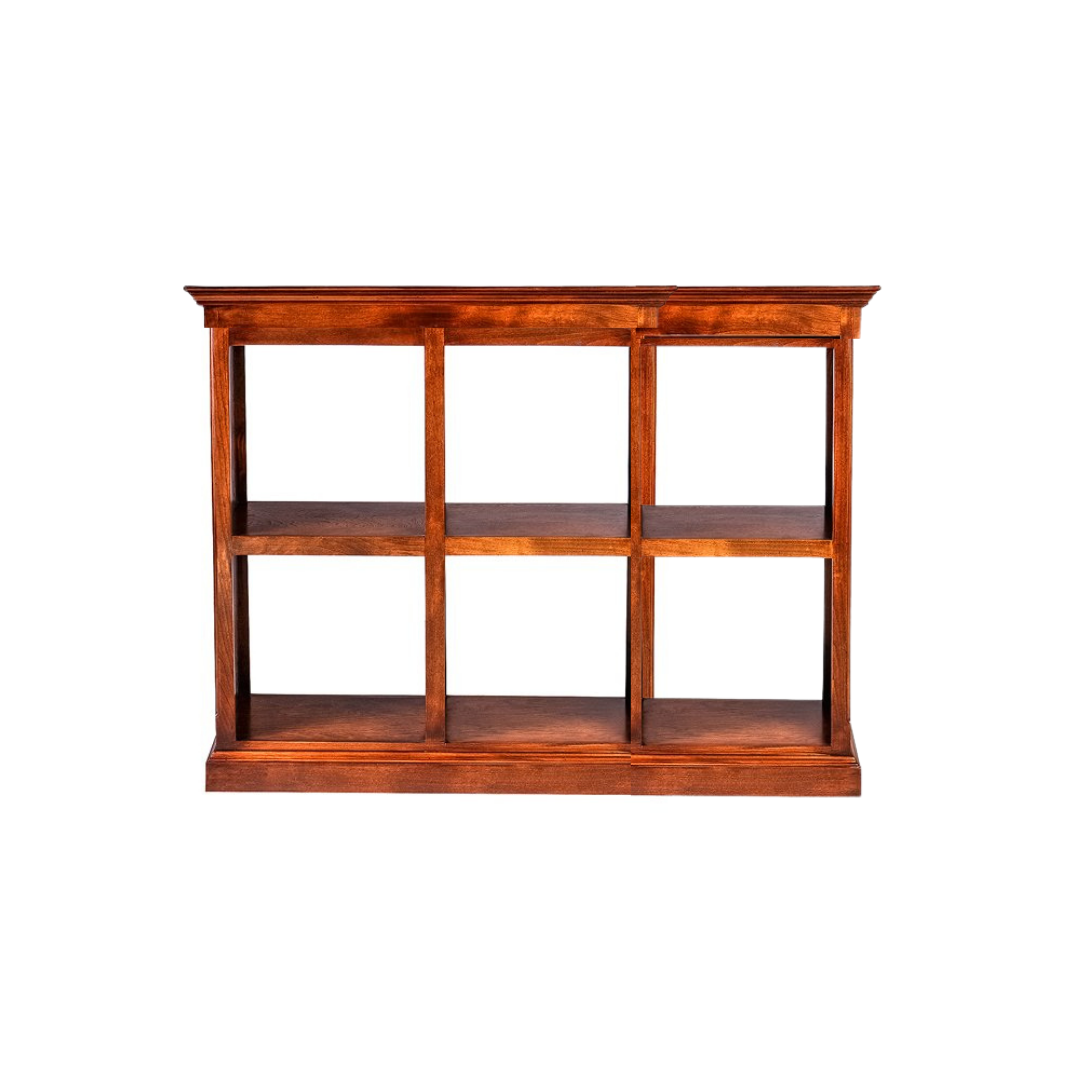 Traditional Display Bookcase: 32W x 17D x Height of Choice