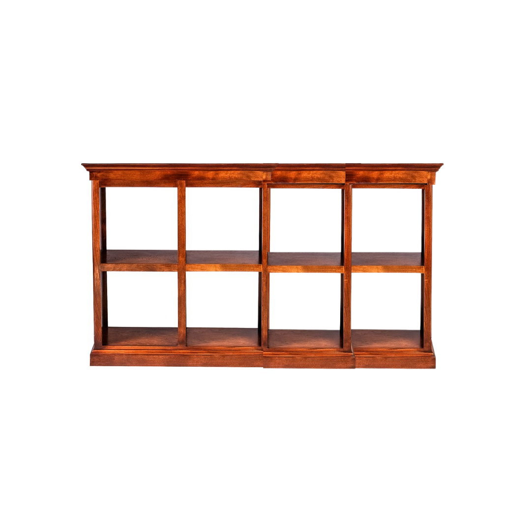 Traditional Display Bookcase: 32W x 17D x Height of Choice