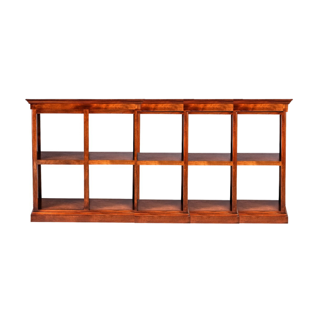 Traditional Display Bookcase: 32W x 17D x Height of Choice