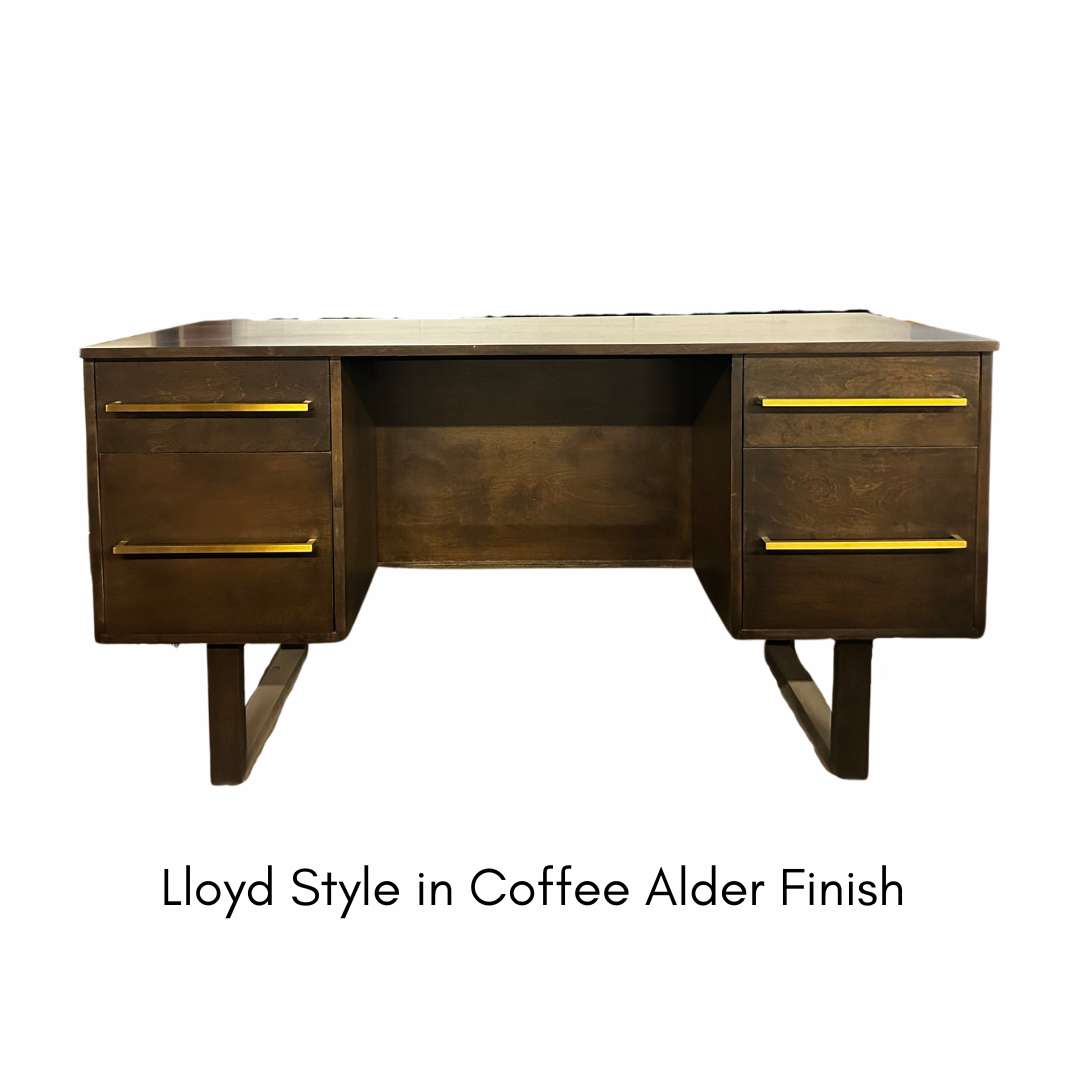 Forest Designs Lloyd Desk with Bookshelf Back (60Wx31Hx26D)