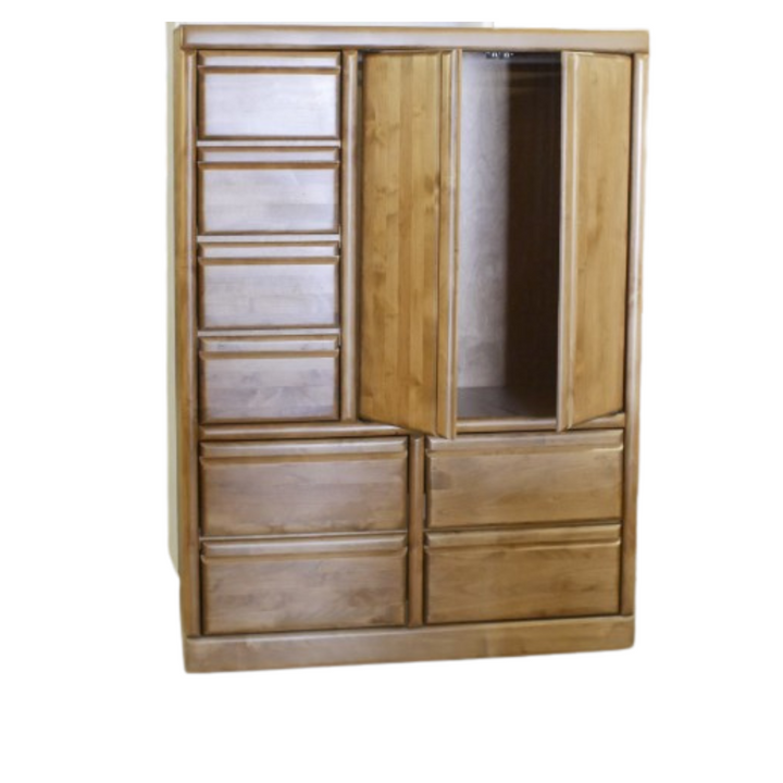 Forest Designs Bullnose Eight Drawer Armoire: 46W x 60H x 18D