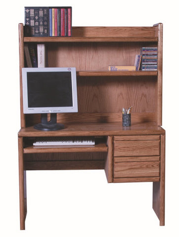 Forest Designs Bullnose Hutch ONLY for 1011 (Desk $769): 44W x 31H x 13D