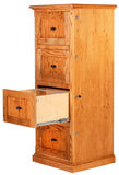 Forest Designs Mission 4 Drawer File (22W x56H x 21D)