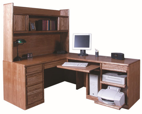 Forest Designs Bullnose Hutch for 1050 (66"W x 42"H x 13"D) (Desk + Return sold separately $2499)
