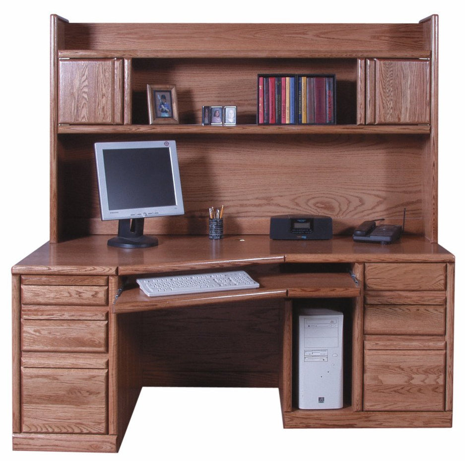 Forest Designs Bullnose Angled Desk & Hutch