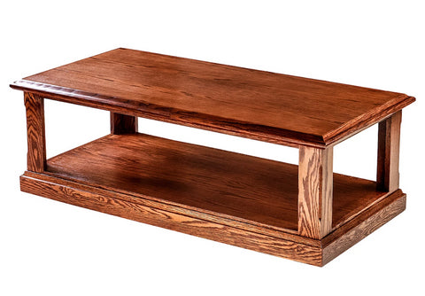 Forest Designs Mission Cocktail Table: 48W x 16H x 24D