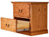 Forest Designs Traditional 2 Drawer Nightstand (25W x 24H x 18D)