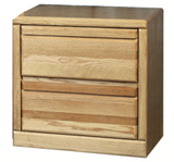 Forest Designs Bullnose 2 Drawer Nightstand (25W x 24H x 18D)