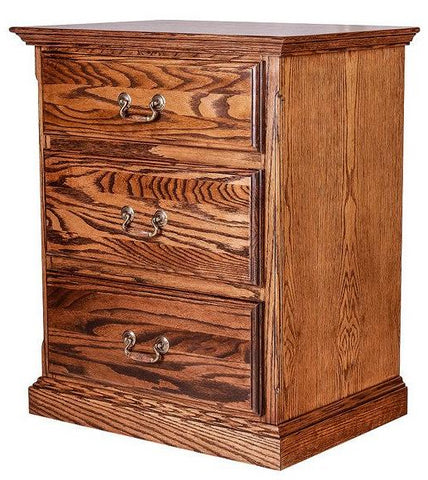 Forest Designs Traditional 3 Drawer Nightstand (25W x 30H x 18D)
