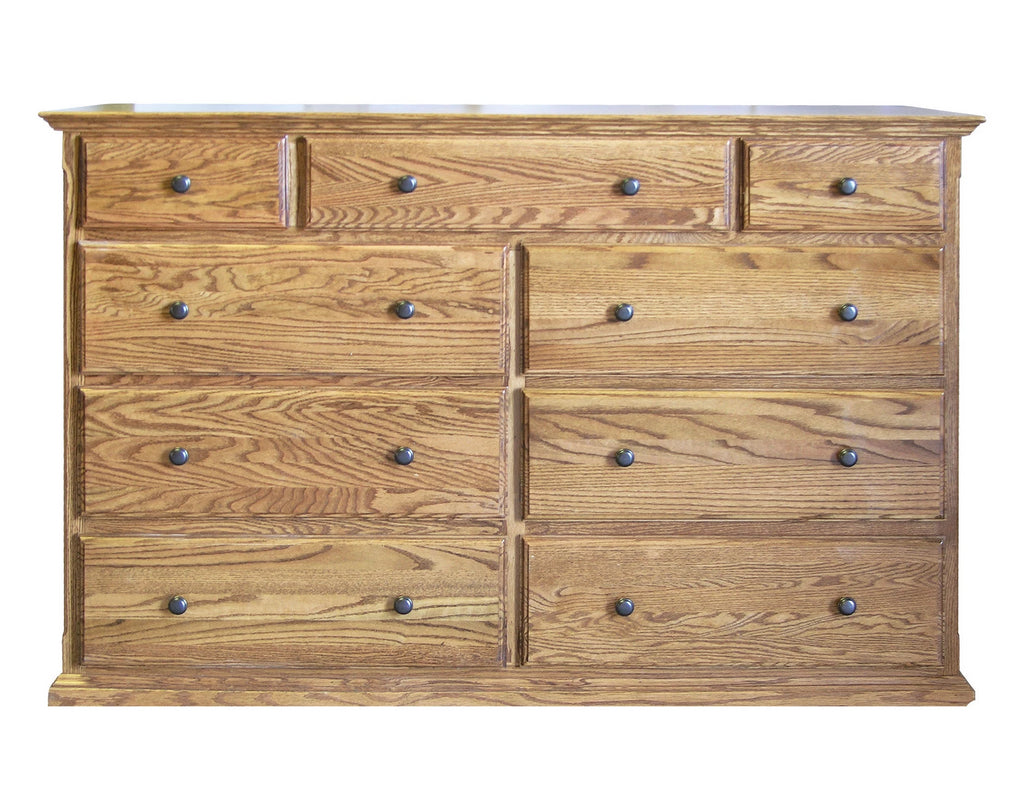 Forest Designs Traditional 9 Drawer Tall Dresser (60W x 40H x 18D)