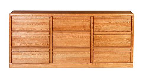 Forest Designs Bullnose 9 Drawer Dresser (72W x 32H x 18D)