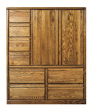 Forest Designs Bullnose Eight Drawer Armoire: 46W x 60H x 18D