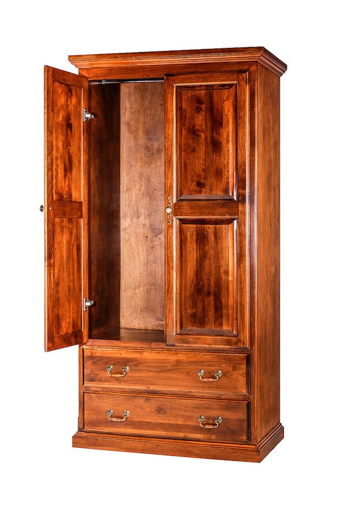 Forest Designs Traditional Wardrobe (60W x 72H x 21D)
