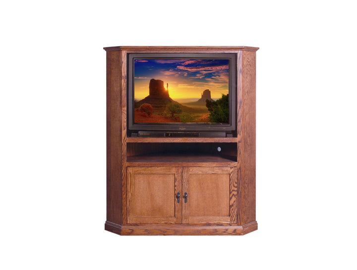 Forest Designs Mission Corner TV Unit: 51W x 63H x 32D