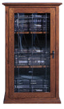 Forest Designs Mission Audio Tower w/Plain Glass Door: 25W x 45H x 18D