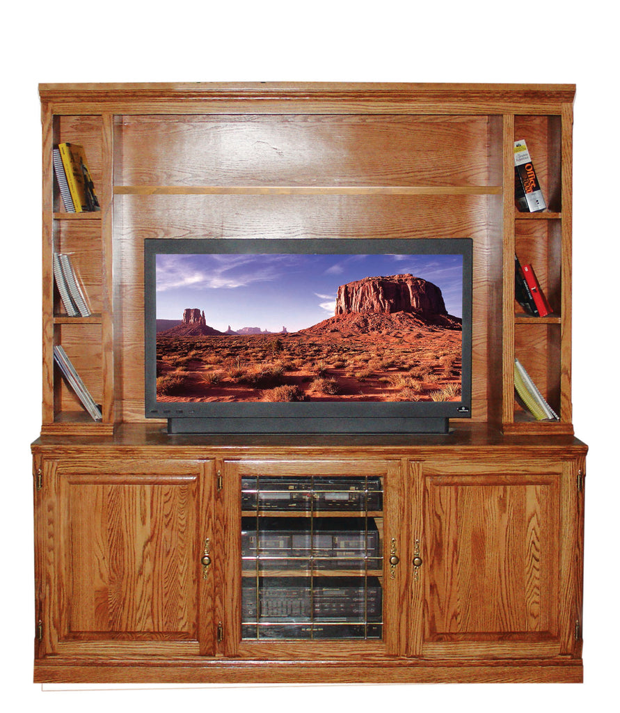 Forest Designs 67w Traditional Oak TV Stand Only: 67W x 30H x 18D (Hutch sold separately-$699)