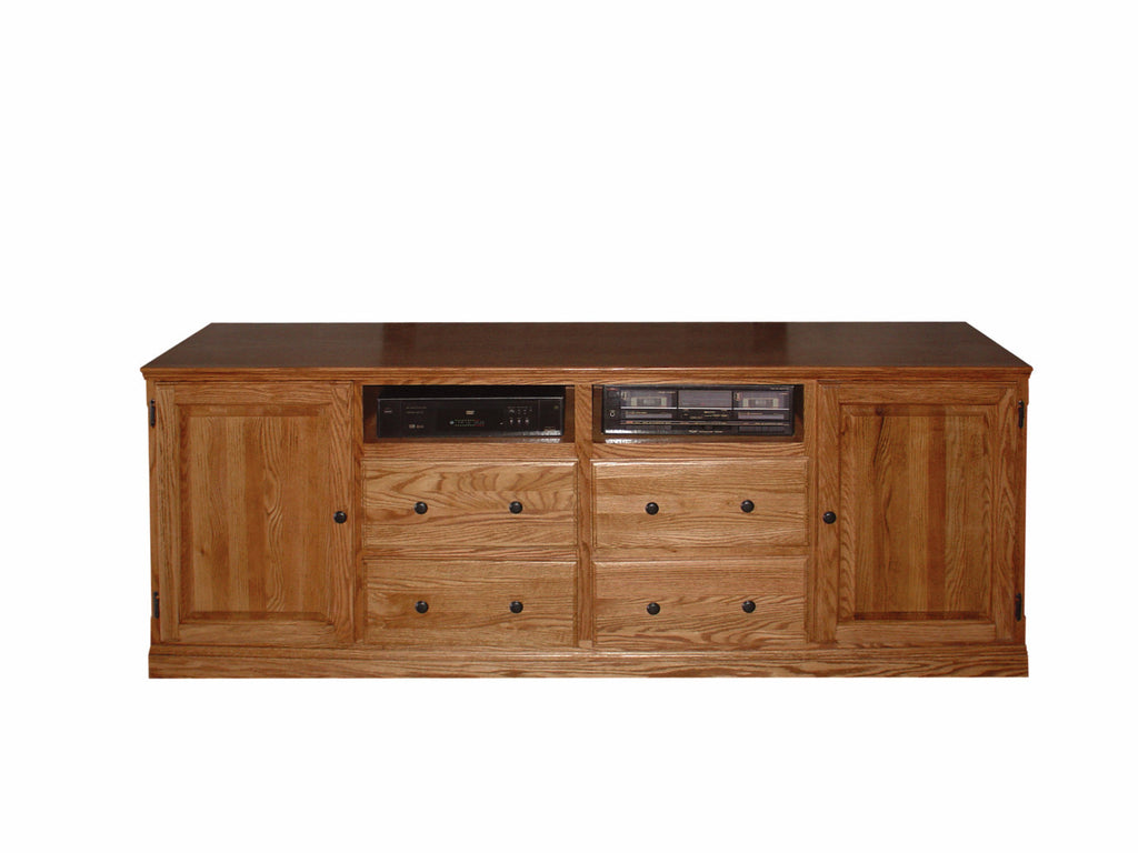 Forest Designs Traditional TV Stand with Drawers: 80W x 30H x 18D