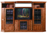 Forest Designs Traditional Oak 3 Piece Wall & TV Stand & Adjustable Shelf