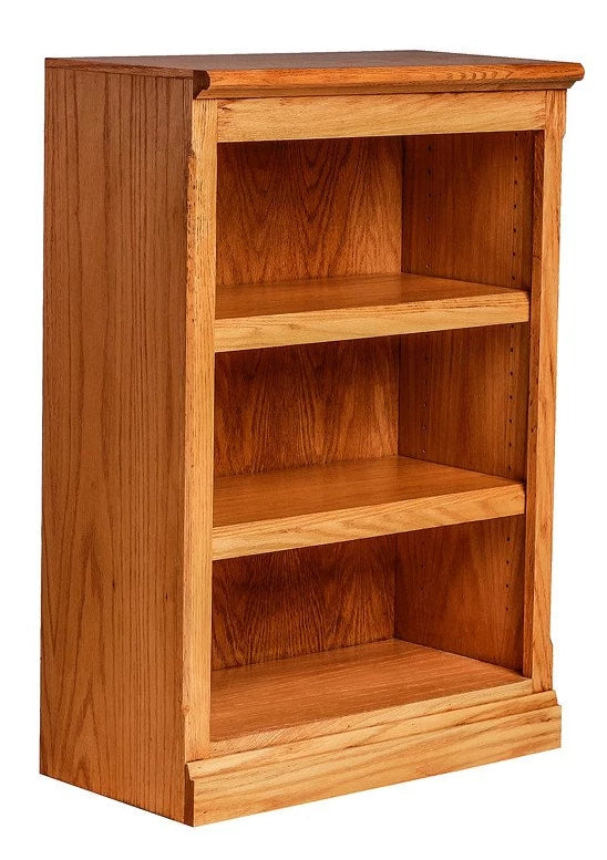 Forest Designs Mission Oak Bookcase: 24W x 13D x Height of Choice