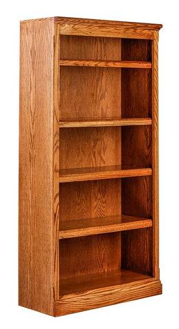 Forest Designs Mission Oak Bookcase (30W x 13D x Height of Choice)