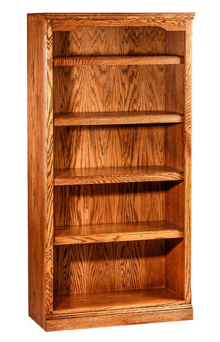 Forest Designs Traditional Bookcase: 30W x 13D x Height of Choice