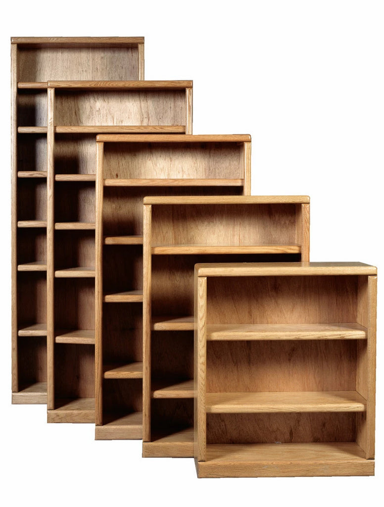 Forest Designs Bullnose Bookcase: 36W x 13D x Height of Choice