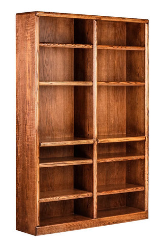 Forest Designs Bullnose Bookcase (48W x 13D x Height of Choice)