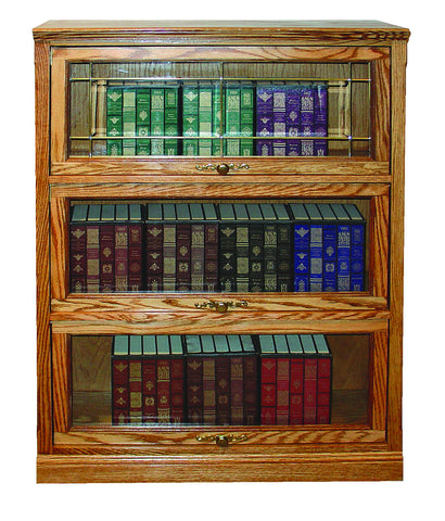 Forest Designs Traditional Lawyers Bookcase (36W x 13D x Height of Choice)
