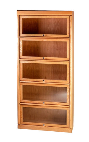 Forest Designs Bullnose Lawyer Bookcase (36W x 13D x Height of Choice)