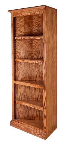Forest Designs Mission Oak Corner Bookcase: 27 x 27 x Height of Choice