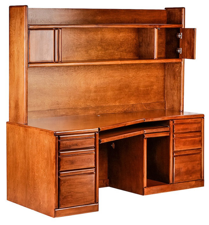 Forest Designs Bullnose Alder Hutch (74W x 42H x 13D)