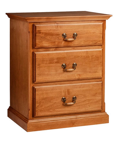 Forest Designs Traditional 3 Drawer Nightstand (25W x 30H x 18D)