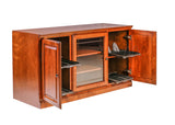 Forest Designs Traditional Alder TV Stand (Plain Glass Only): 56W x 30H x 18D