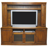 Forest Designs Traditional TV Stand & Hutch