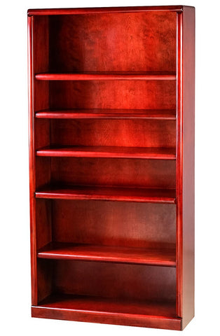 Forest Designs Bullnose Alder Bookcase: 36W x 13D x Height of Choice