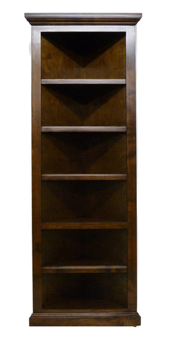 Forest Designs Traditional Corner Bookcase: 20 x 20 x Height of Choice